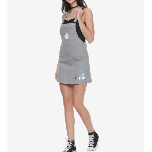 Her Universe Studio Ghibli My Neighbor Totoro Grey Skirtall Dress XL Hot Topic - Picture 5 of 9
